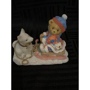 Cherished Teddies Erica Friends are always pulling for you figurine Enesco 1996